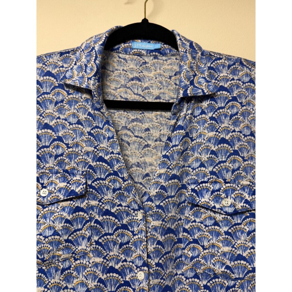 J. Mclaughlin Brynn Linen-Blend Button Up Shirt, … - image 5